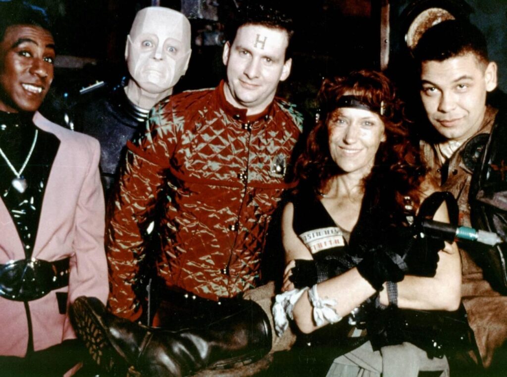 JULES,LLEWELLYN,BARRIE,DOBSON,CHARLES, RED DWARF, 1988