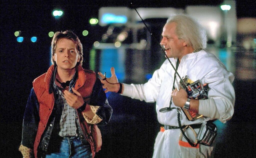 BACK TO THE FUTURE 1985 Universal Pictures film with Michael J