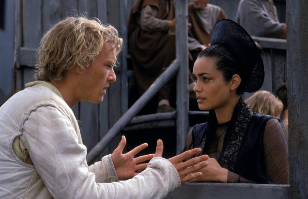 HEATH LEDGER, SHANNYN SOSSAMON, A KNIGHT'S TALE